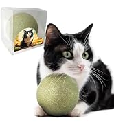 Yomvwavo 3.94 Inches Huge Catnip Ball for Cats -Big Cat Toys for Indoor Cats -Giant Cat Nip Balls...