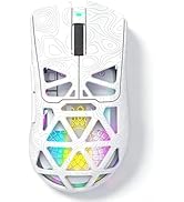 NSYCA G11 RGB Wireless Gaming Mouse for Gaming Setup & Multi-Device Use, Tri-Mode Bluetooth 5.1/2...
