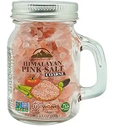Himalayan Chef Pink CoarseMason Jar s, Coarse Salt (Small Mason Jar), 3.5 Ounce