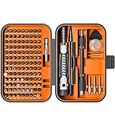 RARTOP Precision Screwdriver Set, 130 in 1 with 120 bits Repair Tool Kit, Magnetic Screwdriver Se...