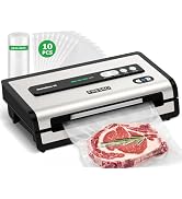 FRESKO Automatic Vacuum Sealer for Food, Hands-Free Operation Food Sealer, Continuous Seal 50 Bag...