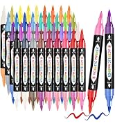 TBC The Best Crafts 36 Colors Dual Tip Acrylic Paint (72 colors/36 pieces),Waterproof, Non-Toxic,...