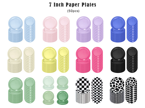 7 inch paper plates for party disposable plates checkered paper plates dinner plates dessert plates