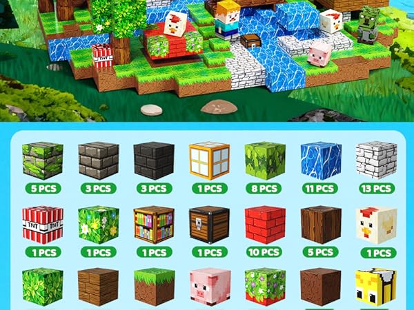 magnetic building cubes