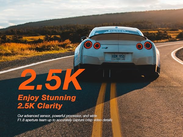 2.5K WiFi Dashcam iD240