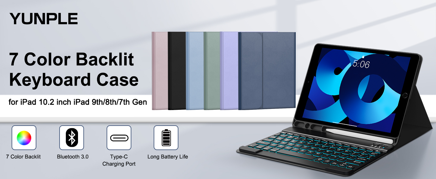 ipad 9th generation case with keyboard