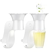 Wall Fragrance Plug in Air Freshener- Plug in Diffuser with Night Light Compatible with Bath and ...