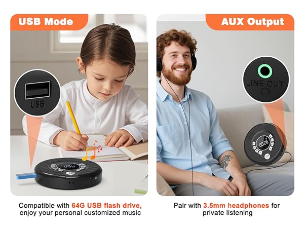 bluetooth portable cd player