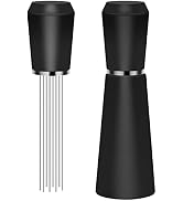 WDT Espresso Tool Metal Black Espresso Coffee Stirrer Heavy Duty 8 Pin WDT Espresso Distribution ...