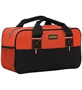 FASTECH 14 Inch Tool Bag, Small Wide Mouth Tool Tote Bag, Waterproof Tool Organizer Bag, Electric...