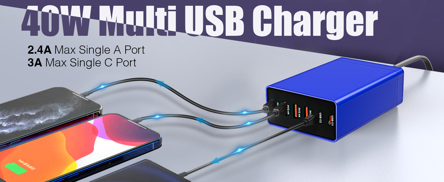 multiport USB charging station