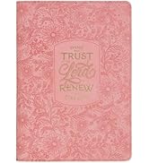 Christian Art Gifts Inspirational Zippered Journal, Those Who Trust in the Lord Wide Ruled Notebo...