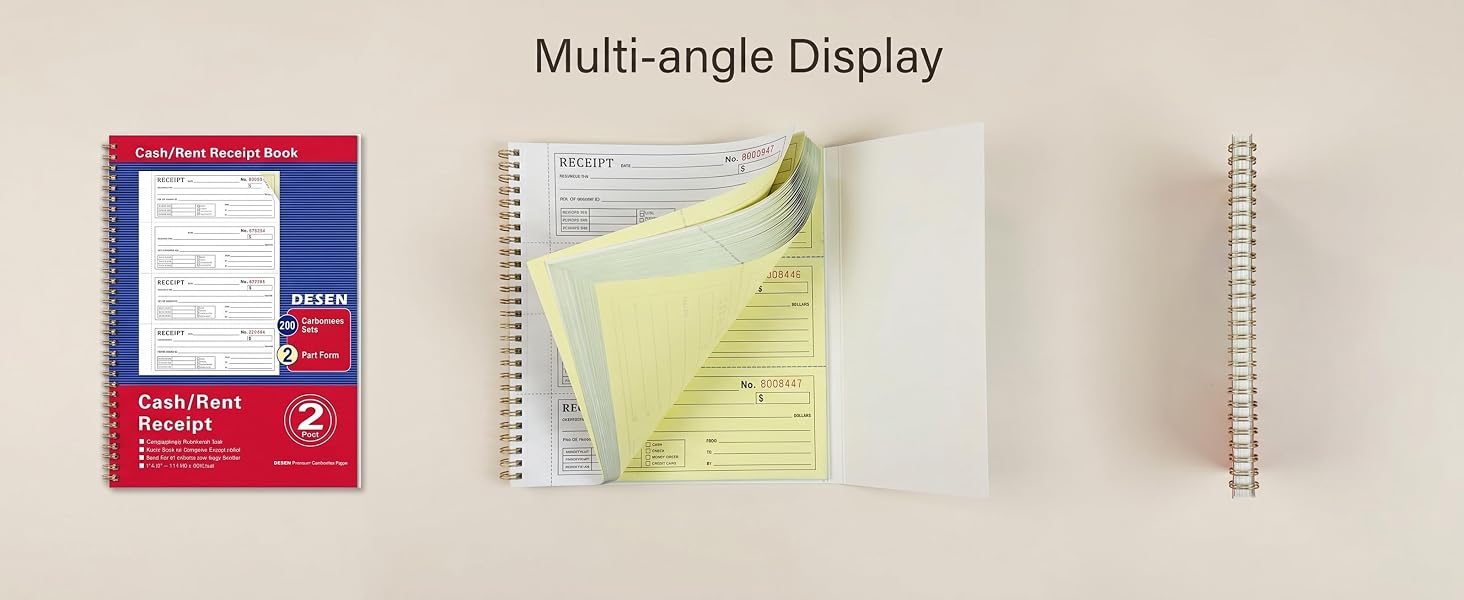 High Efficiency Receipt Book