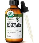 UpNature Organic Rosemary Oil - 100% Pure Rosemary for Hair, Scalp, Skin, 2oz