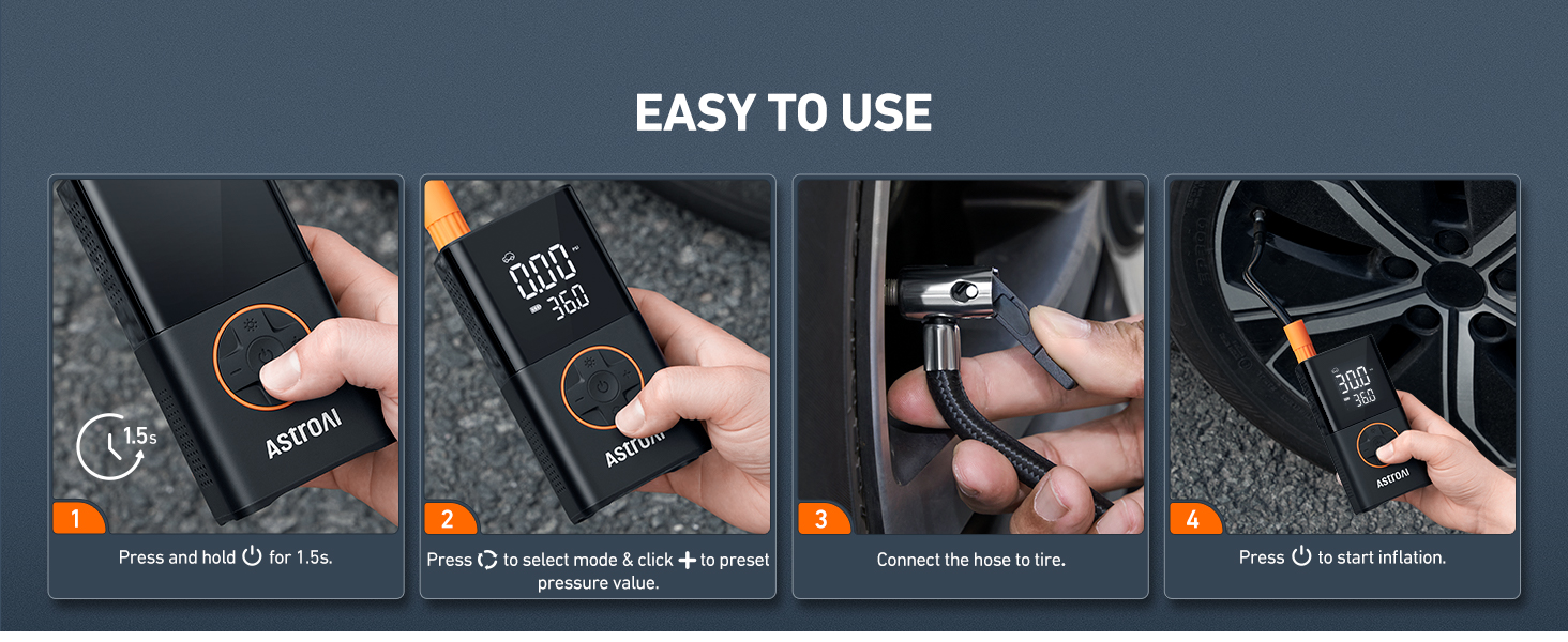 tire inflator portable air compressor