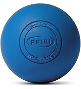 Lacrosse Ball Massage Ball for Myofascial & Trigger Point Release, Muscle Knots, Yoga Therapy – I...