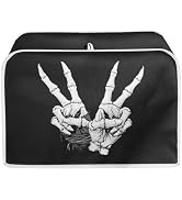 Pzuqiu Skeleton Simple Toaster Oven Cover,Small Kitchen Appliance Toaster Cover Stain-Resistant D...