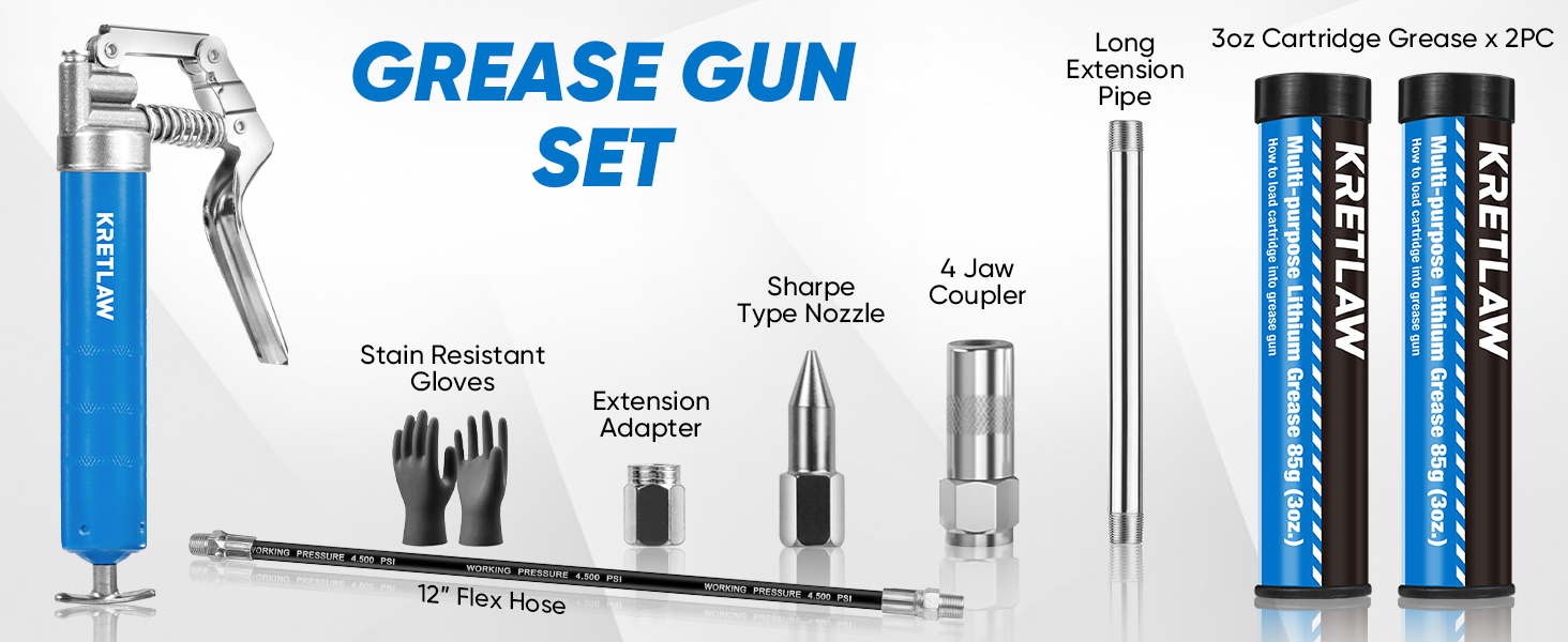 KRETLAW mini grease gun