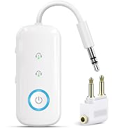 Premium Pro Bluetooth 5.4 Transmitter Receiver,Airplane Audio Adapter,Wireless Transmitter for TV...