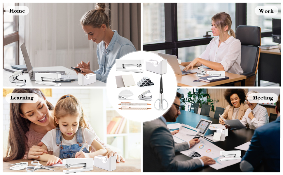 White Office Supplies Wide Used