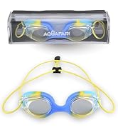 AQUAFARI Kids Swim Goggles Ages 4–12 Years