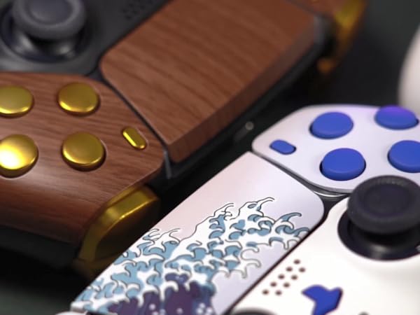 eXtremeRate Replacement Full Set Buttons for PS5 Edge Controller Action Dpad Direction L1L2 R1R2