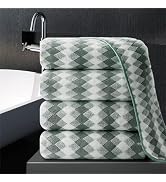 4 Piece Bath Towel Oversized Bath Sheet 35"x70" Bathroom Towel Extra Large Bath Towel Set Soft Hi...