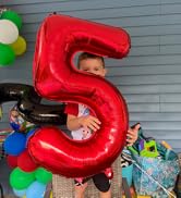 red 5 balloon