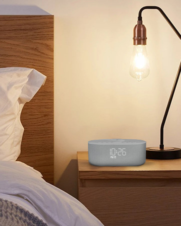 sound machine with clock
