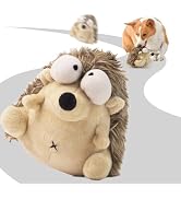 ipawspace Interactive Dog Toys, Moving Squeaky Plush Dog Toy-Hedgehog | Gentle/Average Chewer,Bou...