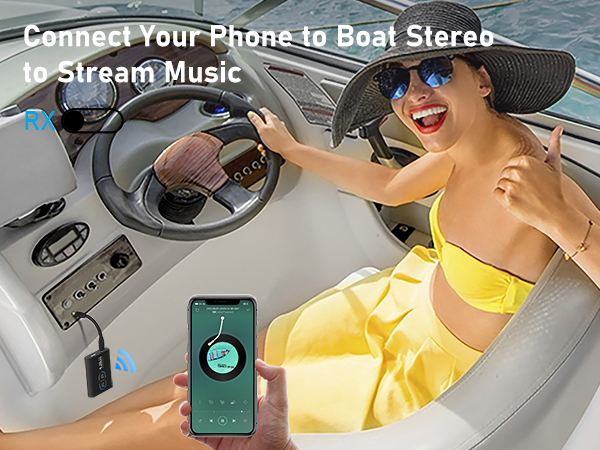 bluetooth receiver for boat stereo