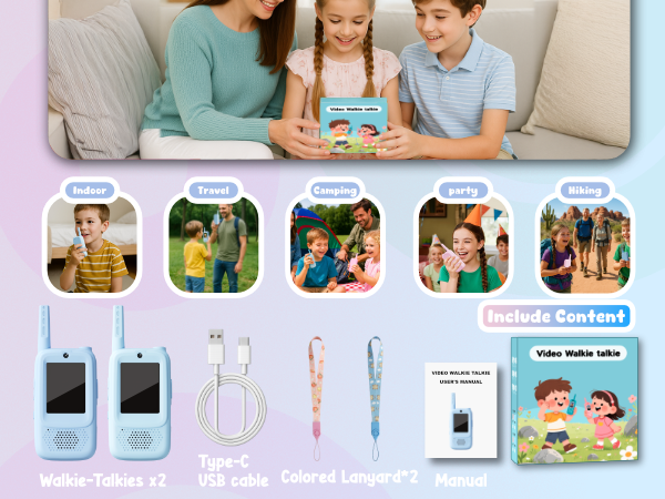 Video Walkie Talkies for Kids