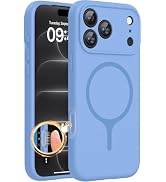 Miracase Silicone & Magnetic for iPhone 18 Pro Max Case, Glacier | Compatible with MagSafe, Camer...