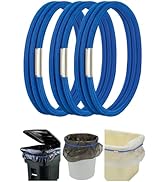 Garbage Can Rubber Bands, 3 Pcs Rubber Bands for 13 to 30 Gallon Trash Cans, Trash Can Elastic Ba...