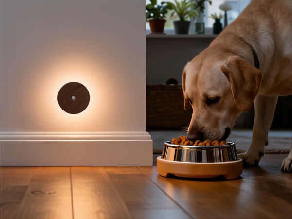 wood motion sensor light