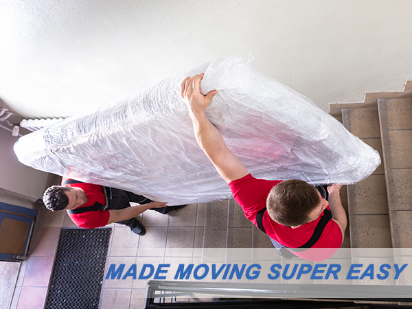 Mattress Plastic Cover for Moving Twin Mattress Bags for Moving Storage Renovation Protection