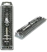BoxerTool 100 piece Tamper Proof & Security Hex Bit Set 1/4" - Magnetic, Tamper Resistant, SAE He...