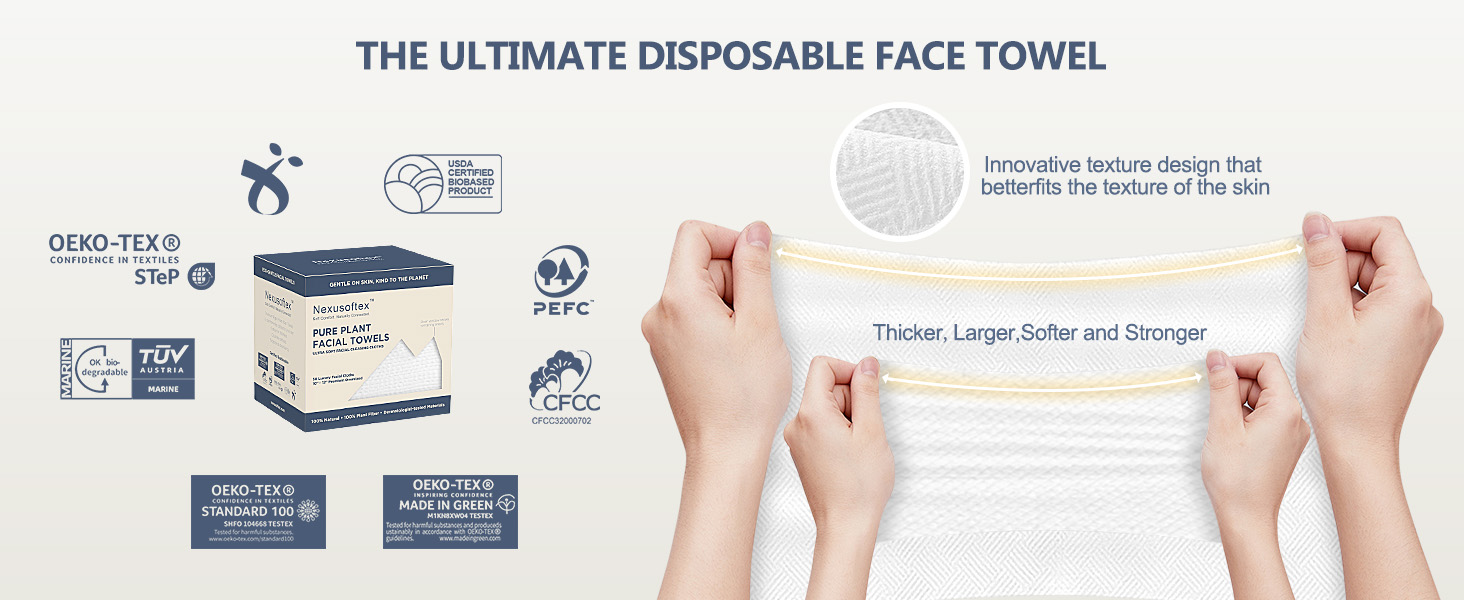 thicker, larger, softer and stronger