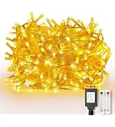 Selarlyt 264 FT 800 LED Christmas Lights with 8 Modes Remote Indoor Christmas String Lights,Warm ...