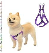 PUPTECK No Pull Dog Harness Soft Adjustable Basic Nylon Step in Puppy Vest Outdoor Walking with I...