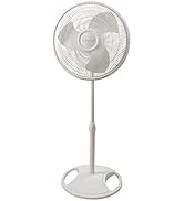 Lasko 2520 Oscillating Stand Fan,White 16 Inch