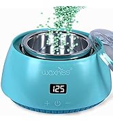 Waxkiss 16.9oz Digital Electric Hot Wax Warmer Machine for Hair Removal Touch Control Display Wax...