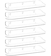 SpaceWhisper Floating Shelves for Wall, 6-Pack 15" Wall Shelves for Bathroom, Bedroom, Kitchen, L...