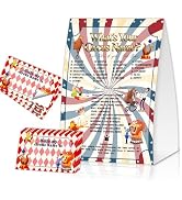What's Your Circus Name Game Cards, Birthday Game Supplies, 1 Circus Name Game Double Sided Sign,...