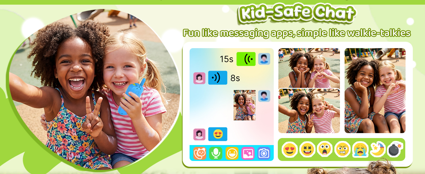 girls video walkie talkies