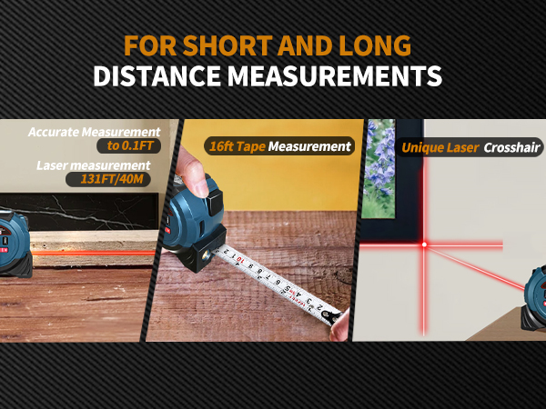 tape measure with laser