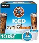 The Original Donut Shop ICED Duos Cookies + Caramel Coffee, Keurig Single Serve K-Cup Pods, 60 Co...