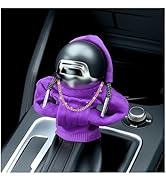 OFBAND Funny Car Gear Shift Cover,Cute Car Gear Shift Hoodie with Gold Chain Design as Christmas ...