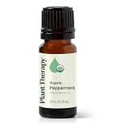 Plant Therapy Organic Peppermint Essential Oil 100% Pure, USDA Certified Organic, Undiluted