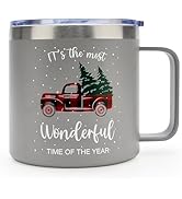 Unique Christmas Tree Mug Gifts for Men Women Cute Xmas Coffee Cup Large Holiday Mugs Christmas K...